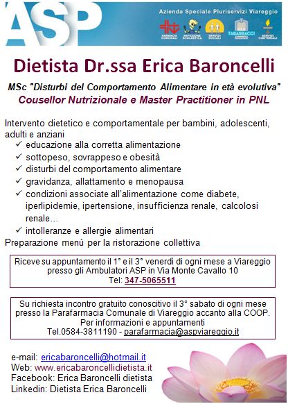 Dietista Dr.ssa Erica Baroncelli