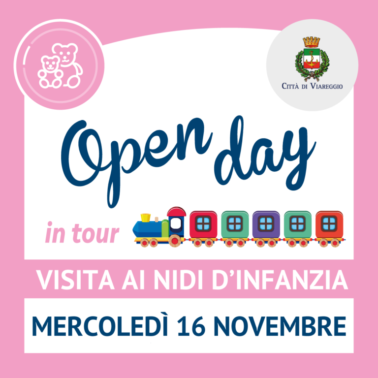 16 novembre 2022: OPEN DAY in Tour per visitare i Nidi d’Infanzia