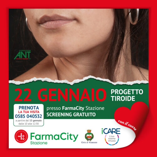 A Viareggio il Progetto prevenzione Tiroide di Fondazione ANT